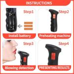 Portable Breathalyzer for Home and Party Use