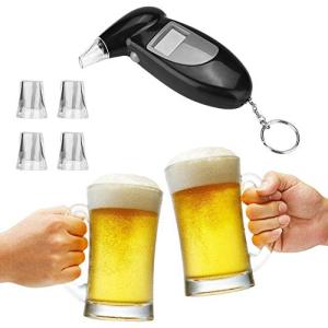 Portable Alcohol Breath Tester Keychain with LCD Screen
