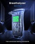 Portable Professional Breathalyzer with 10 Mouthpieces