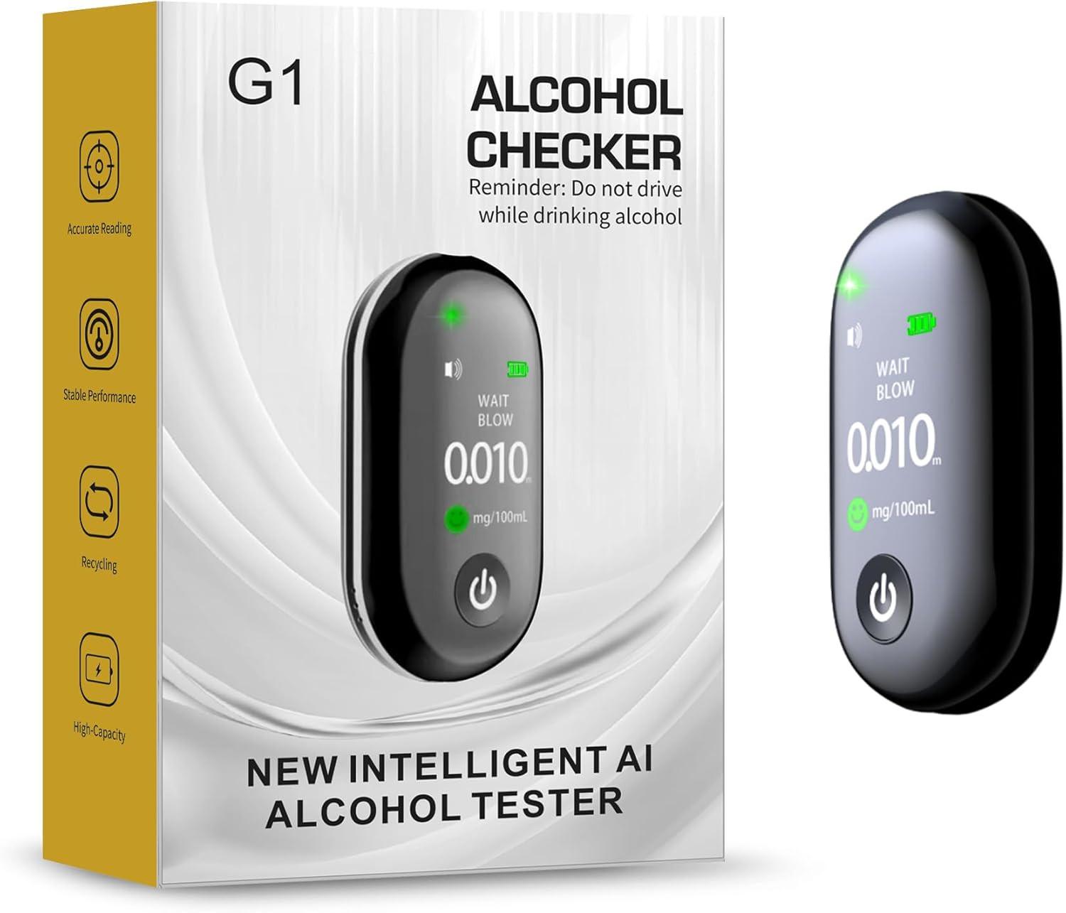 Portable No Contact Alcohol Breathalyzer - Breath Guard Buddy