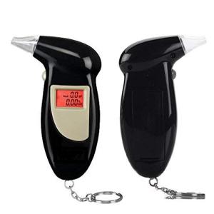 Compact Keychain Alcohol Breathalyzer with LCD Display