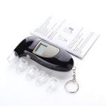 Compact Keychain Alcohol Breathalyzer with LCD Display