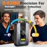 Diowner Rechargeable Police-Grade Breathalyzer with LCD Display