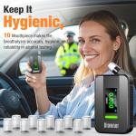 Diowner Rechargeable Police-Grade Breathalyzer with LCD Display