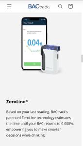 BACtrack Mobile Breathalyzer for iPhone and Android