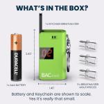 BACtrack Keychain Portable Breathalyzer - Green