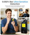 High-Accuracy Rechargeable Personal Breathalyzer with LCD