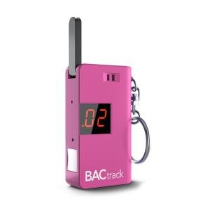 BACtrack Pink Keychain Breathalyzer - Ultra-Portable