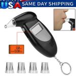 Compact Digital Breathalyzer with LCD Display