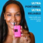 BACtrack Keychain Breathalyzer – Portable, Pink Design