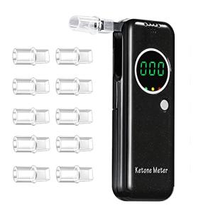 High Accuracy Ketone Breath Analyzer with 10 Mouthpieces