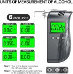 Portable Professional Breathalyzer with LCD Display