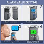 Portable Professional Breathalyzer with LCD Display