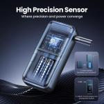 Professional Portable Alcohol Breathalyzer with 8 Mouthpieces