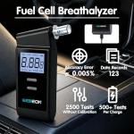 High Accuracy Fuel Cell Breathalyzer with Data Storage