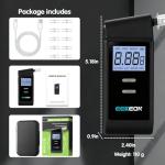 High Accuracy Fuel Cell Breathalyzer with Data Storage