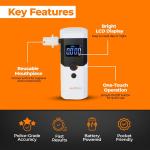 Alco Trace Pro Breathalyzer - Police Grade Testing