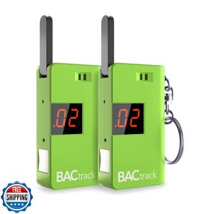 BACtrack Keychain Breathalyzer - 2 Pack Green