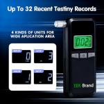 Portable Professional Alcohol Breathalyzer with 10 Mouthpieces