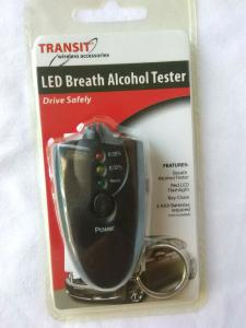 Key Chain Alcohol Breath Tester with LED Display
