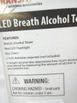 Key Chain Alcohol Breath Tester with LED Display