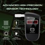 FDA Cleared Portable Breathalyzer with LED Display