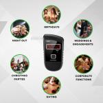 FDA Cleared Portable Breathalyzer with LED Display