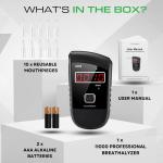 FDA Cleared Portable Breathalyzer with LED Display