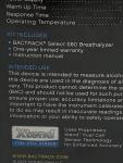 BACtrack S80 Portable Professional Breathalyzer Black
