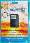 TruBreez Fit Keychain Breathalyzer - Portable Alcohol Tester