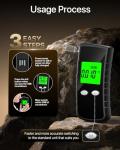 Portable Breathalyzer with LCD Display and 10 Mouthpieces