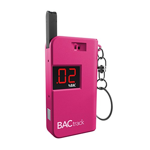 Pink BACtrack Keychain Breathalyzer | Portable Alcohol Tester