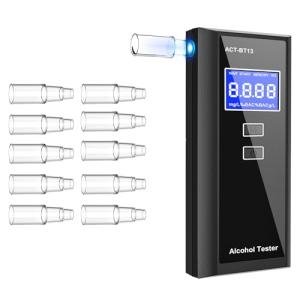 Amzeth High-Accuracy Breathalyzer with 10 Mouthpieces