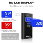 Amzeth High-Accuracy Breathalyzer with 10 Mouthpieces