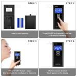 Amzeth High-Accuracy Breathalyzer with 10 Mouthpieces