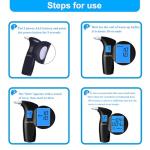 Portable Alcohol Breathalyzer with LCD Display