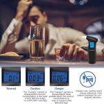 Portable Alcohol Breathalyzer with LCD Display