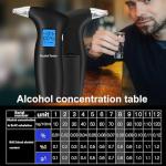 Portable Alcohol Breathalyzer with LCD Display