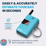 BACtrack Keychain Breathalyzer - Blue 2 Pack