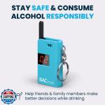 BACtrack Keychain Breathalyzer - Blue 2 Pack