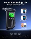 Accurate Alcohol Breathalyzer with History Tracking