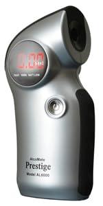 AlcoMate Prestige AL6000 Professional Breathalyzer (Silver)