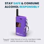 BACtrack Keychain Breathalyzer with 20 Mouthpieces