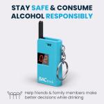 BACtrack Keychain Breathalyzer with 20 Mouthpieces