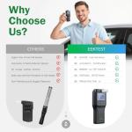 Police-Grade Alcohol Breathalyzer with 10 Mouthpieces