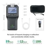 Police-Grade Alcohol Breathalyzer with 10 Mouthpieces