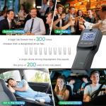 Police-Grade Alcohol Breathalyzer with 10 Mouthpieces