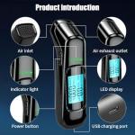 Portable High-Precision Alcohol Breathalyzer with LCD Display