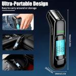Portable High-Precision Alcohol Breathalyzer with LCD Display