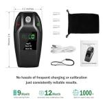 Portable High-Precision Alcohol Tester with Accessories